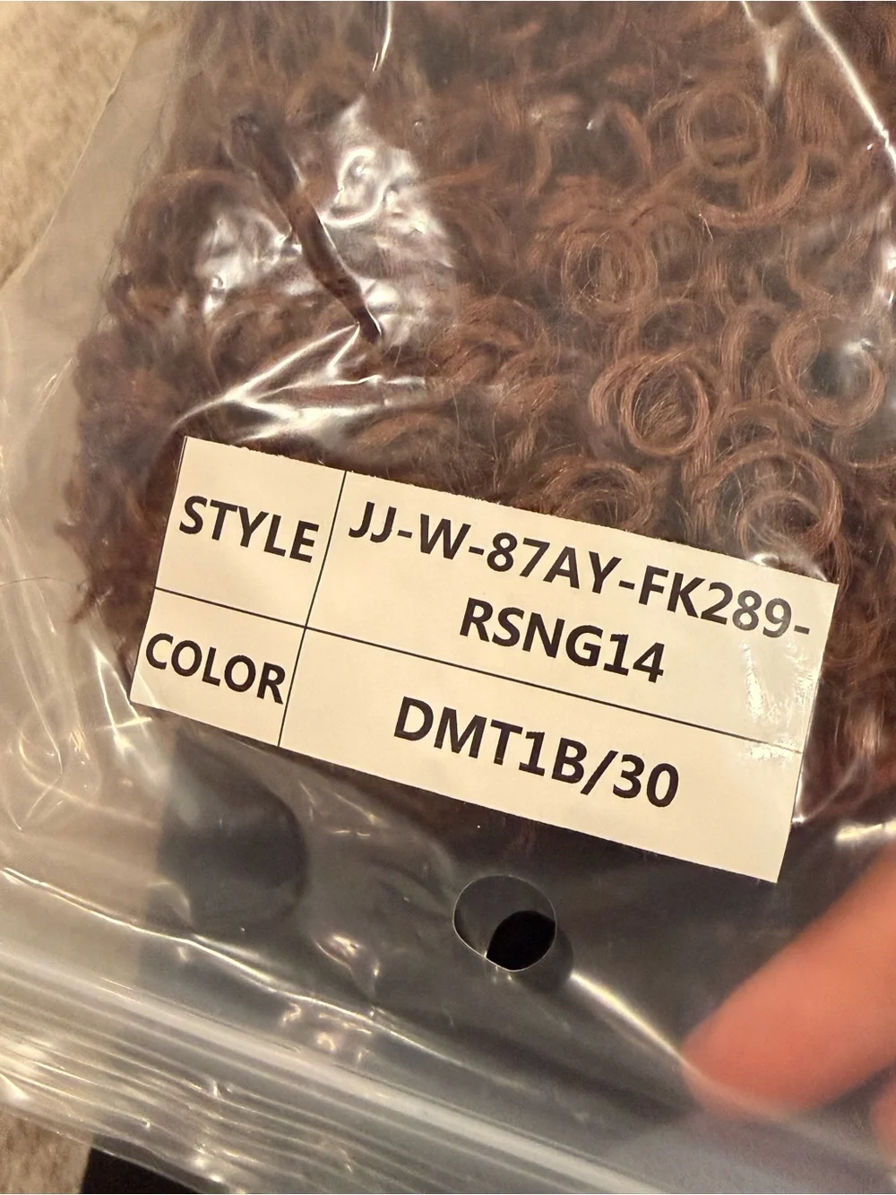 Synthetic 14” Ombre Brown Senegalese Mini Twist Braided Wig with Curly Ends  017